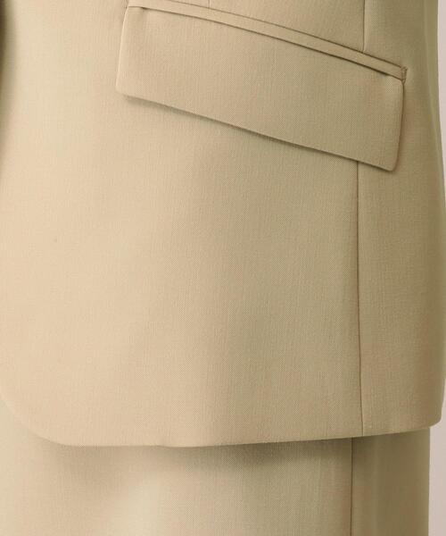 UNTITLED（アンタイトル）の「◆カロスウーステッド テーラードジャケット【マシンウォッシャブル】（テーラードジャケット・レディース・ベージュ/ブラック・03/44/04/42/02/00/01/48）」の10枚目の写真