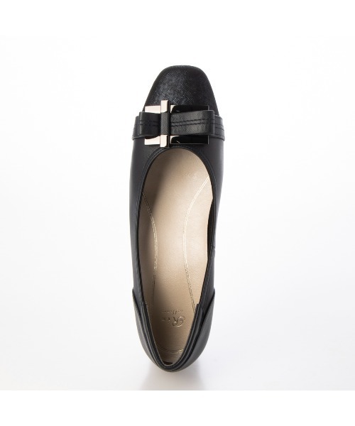 Riz raffinee（リズラフィーネ）の「【3E】バックリボンモチーフパンプス（パンプス・レディース・ベージュ/ブラック/ダークグレー/デザートカモ/ダークベージュ/タイガーカモ/ブラック系その他/ネイビー/トップグレー/その他10・22.5cm/23cm/23.5cm/24cm/24.5cm/22cm）」の22枚目の写真