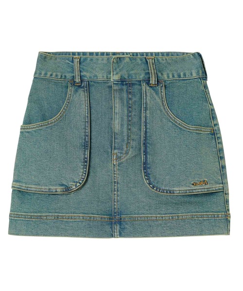 X-girl（エックスガール）の「WORK CARGO MINI SKIRT（スカート