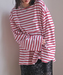 ベーシックルーズボーダープルオーバー