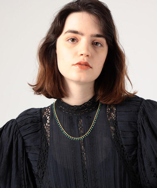 ISABEL MARANT(イザベルマラン)の「ISABEL MARANT カサブランカネックレス(ネックレス・レディース・ライトブルー/ライトグリーン/ピンク・FREE)」の4枚目の写真