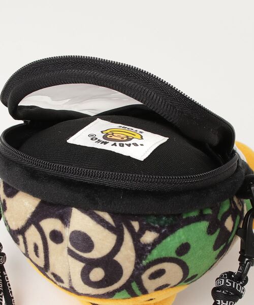 A BATHING APE(アベイシングエイプ)の「BABY MILO PLUSH MOBILE BAG M(ショルダーバッグ・キッズ・グリーン・FREE)」の8枚目の写真