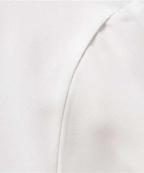 OUTLET（アウトレット）の「【DouDou】七分袖サイドタックVブラウス（シャツ/ブラウス・レディース・オフホワイト/サックスブルー/ネイビー・FREE）」の10枚目の写真