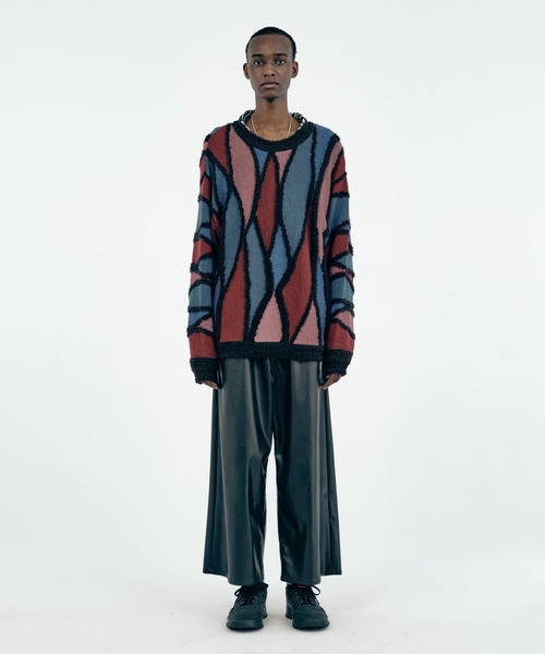 Iroquois(イロコイ)の「5G ROPE KNIT(ニット/セーター・メンズ・ブルー系その他/パープル系その他・2/1/3)」の7枚目の写真