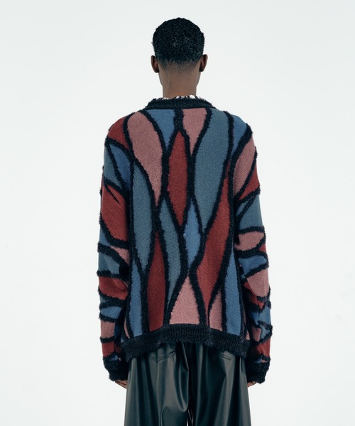 Iroquois(イロコイ)の「5G ROPE KNIT(ニット/セーター・メンズ・ブルー系その他/パープル系その他・2/1/3)」の6枚目の写真