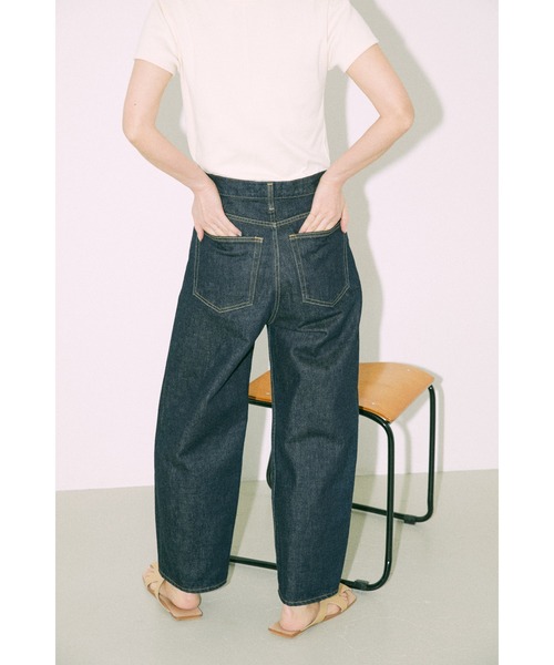 BLACK BY MOUSSY(ブラックバイマウジー)の「PUNA one wash denim(プナワンウォッシュデニム)(デニムパンツ・レディース・ダークブルー・26inch/23inch/25inch/24inch)」の10枚目の写真