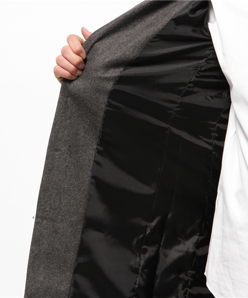 CIAOPANIC（チャオパニック）の「《WEB限定》【HARDCOVER】WOOLチェスター（チェスターコート・メンズ・キャメル/チャコールグレー・MEDIUM/LARGE）」の13枚目の写真