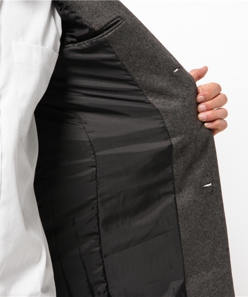 CIAOPANIC（チャオパニック）の「《WEB限定》【HARDCOVER】WOOLチェスター（チェスターコート・メンズ・キャメル/チャコールグレー・MEDIUM/LARGE）」の14枚目の写真