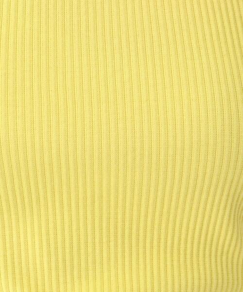 OPAQUE.CLIP(オペークドットクリップ)の「◆スペインピマコットン ギャザースリーブリブカットソー(Tシャツ/カットソー・レディース・マスタード/ホワイト系/ホワイト系その他3/ブラック・38/36/42/40)」の15枚目の写真