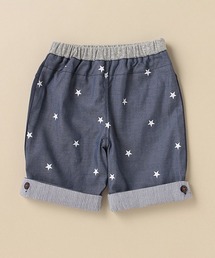 星柄ダンガリーハーフパンツ