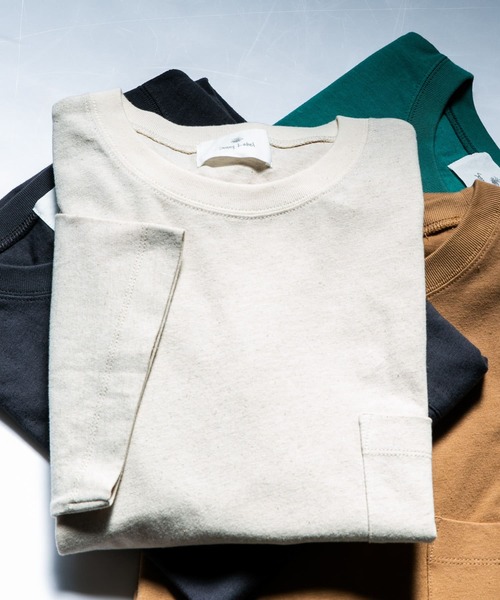 URBAN RESEARCH Sonny Label（アーバンリサーチサニーレーベル）の「コットンリネン天竺Tシャツ（Tシャツ/カットソー・メンズ・チャコールグレー/ブラウン/グリーン/ナチュラル・MEDIUM/LARGE）」の13枚目の写真