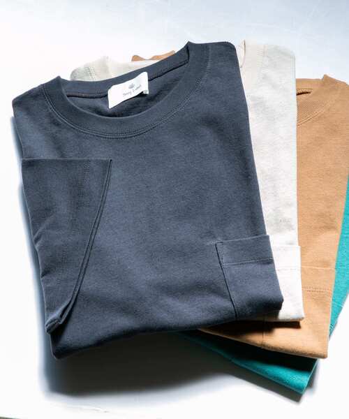 URBAN RESEARCH Sonny Label（アーバンリサーチサニーレーベル）の「コットンリネン天竺Tシャツ（Tシャツ/カットソー・メンズ・チャコールグレー/ブラウン/グリーン/ナチュラル・MEDIUM/LARGE）」の17枚目の写真