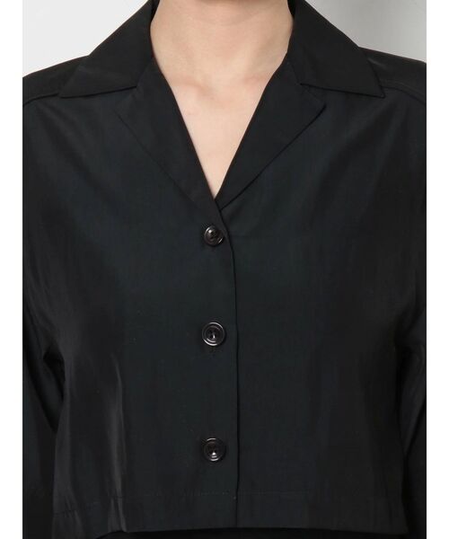 EMODA（エモダ）の「ボックスワイドシアーシャツ（シャツ/ブラウス・レディース・ブラック/ベージュ/イエロー/ブルー・FREE）」の17枚目の写真