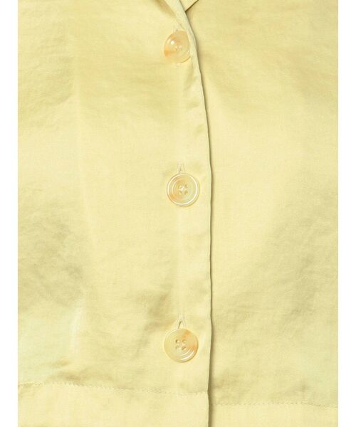 EMODA（エモダ）の「ボックスワイドシアーシャツ（シャツ/ブラウス・レディース・ブラック/ベージュ/イエロー/ブルー・FREE）」の11枚目の写真