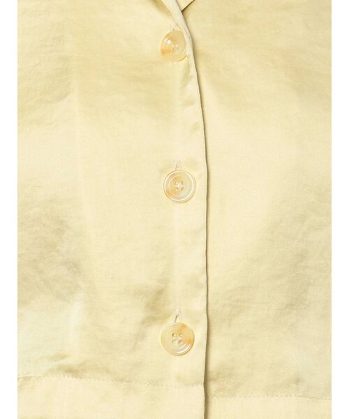 EMODA（エモダ）の「ボックスワイドシアーシャツ（シャツ/ブラウス・レディース・ブラック/ベージュ/イエロー/ブルー・FREE）」の12枚目の写真