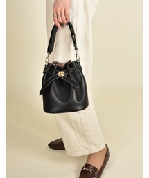 mojocamar♡モジョカマー ネイビー キルティングバッグSwan mojocamar