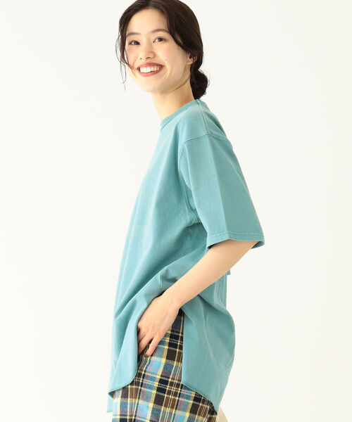 BEAMS BOY（ビームスボーイ）の「SCREEN STARS × BEAMS BOY / 別注 ピグメント 5分袖 Tシャツ（Tシャツ/カットソー・レディース・ライトブルー/ピンク/グリーン・ONE SIZE）」の3枚目の写真