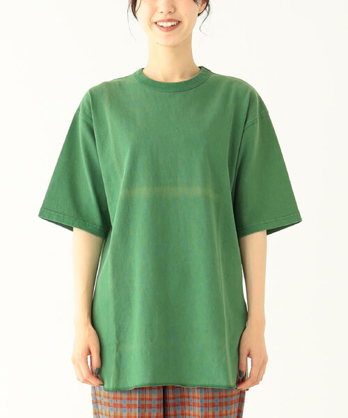 BEAMS BOY（ビームスボーイ）の「SCREEN STARS × BEAMS BOY / 別注 ピグメント 5分袖 Tシャツ（Tシャツ/カットソー・レディース・ライトブルー/ピンク/グリーン・ONE SIZE）」の9枚目の写真