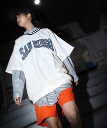 ZIP FIVE | 【loot box】 半袖Vネックナイロンプルオーバー(その他トップス)