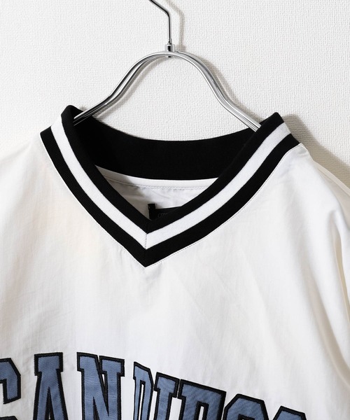 ZIP FIVE（ジップファイブ）の「【loot box】 半袖Vネックナイロンプルオーバー（その他トップス・メンズ・オフホワイト/ブラック/ネイビー/ブルーグリーン/イエロー・MEDIUM/LARGE）」の10枚目の写真