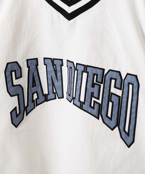 ZIP FIVE（ジップファイブ）の「【loot box】 半袖Vネックナイロンプルオーバー（その他トップス・メンズ・オフホワイト/ブラック/ネイビー/ブルーグリーン/イエロー・MEDIUM/LARGE）」の9枚目の写真