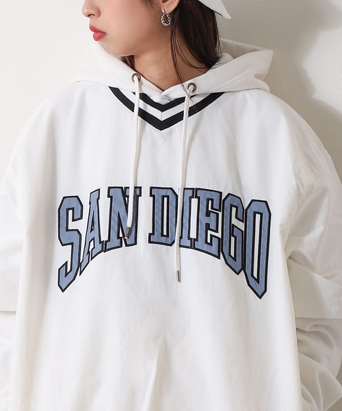 ZIP FIVE（ジップファイブ）の「【loot box】 半袖Vネックナイロンプルオーバー（その他トップス・メンズ・オフホワイト/ブラック/ネイビー/ブルーグリーン/イエロー・MEDIUM/LARGE）」の14枚目の写真