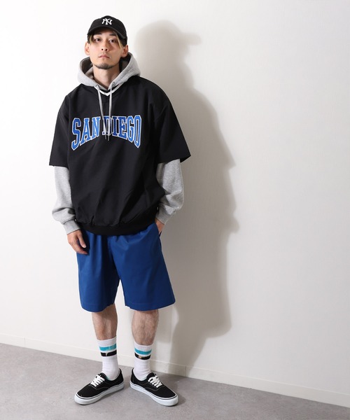 ZIP FIVE（ジップファイブ）の「【loot box】 半袖Vネックナイロンプルオーバー（その他トップス・メンズ・オフホワイト/ブラック/ネイビー/ブルーグリーン/イエロー・MEDIUM/LARGE）」の16枚目の写真