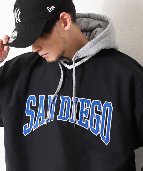 ZIP FIVE（ジップファイブ）の「【loot box】 半袖Vネックナイロンプルオーバー（その他トップス・メンズ・オフホワイト/ブラック/ネイビー/ブルーグリーン/イエロー・MEDIUM/LARGE）」の18枚目の写真