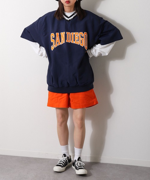 ZIP FIVE（ジップファイブ）の「【loot box】 半袖Vネックナイロンプルオーバー（その他トップス・メンズ・オフホワイト/ブラック/ネイビー/ブルーグリーン/イエロー・MEDIUM/LARGE）」の20枚目の写真