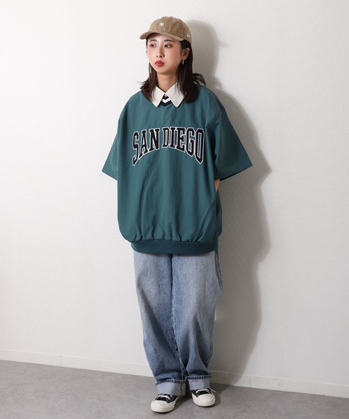 ZIP FIVE（ジップファイブ）の「【loot box】 半袖Vネックナイロンプルオーバー（その他トップス・メンズ・オフホワイト/ブラック/ネイビー/ブルーグリーン/イエロー・MEDIUM/LARGE）」の22枚目の写真