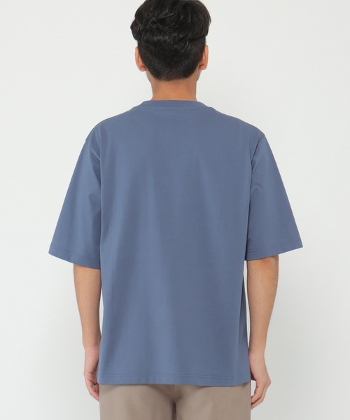 ikka（イッカ）の「ヒヤットクルーネックＴシャツ（Tシャツ/カットソー・メンズ・ライトグレー/ネイビー/ブルー/グリーン・S/M/L/XL）」の19枚目の写真