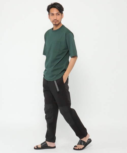 ikka（イッカ）の「ヒヤットクルーネックＴシャツ（Tシャツ/カットソー・メンズ・ライトグレー/ネイビー/ブルー/グリーン・S/M/L/XL）」の9枚目の写真