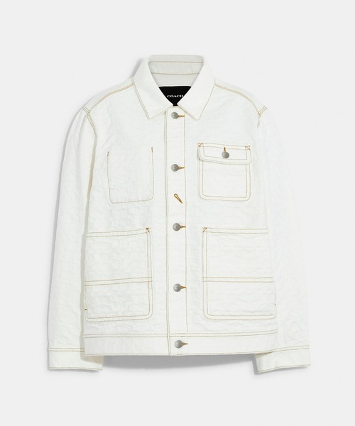 COACH(コーチ)の「シグネチャー デニム ジャケット(デニムジャケット・メンズ・ホワイト系その他・SMALL/MEDIUM/X-SMALL)」の3枚目の写真