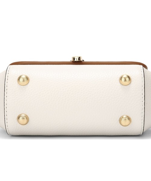 SAISON DE PAPILLON（セゾンドパピヨン）の「コンパクト　本革ショルダーバッグ バイカラー配色 高級感 レザー（ショルダーバッグ・レディース・オフホワイト・フリー）」の19枚目の写真