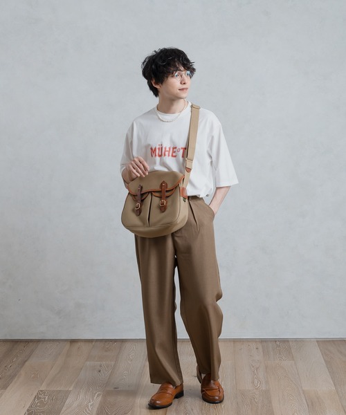 MUHET（ミュエータ）の「イニシャルプレートタックテーパードパンツ（スラックス・レディース・ブラウン/ブルー系その他/イエロー系その他・SMALL/MEDIUM/X-LARGE）」の17枚目の写真