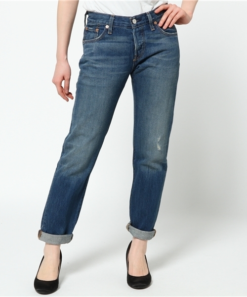 Levi's(リーバイス)の「501(R) CT カスタムテーパードジーンズ ダークインディゴブルー/12.5oz(デニムパンツ・レディース・ダークインディゴブルー・23inch/24inch/25inch/26inch/27inch)」の16枚目の写真