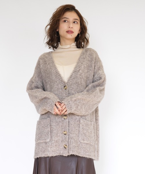 シアーハイネックプルオーバー