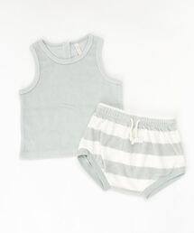 Quincy Mae（クインシーメイ）の「TERRY TANK + SHORT SET（タンクトップ）」