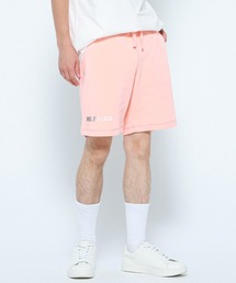 コントラストステッチスウェットショートパンツ