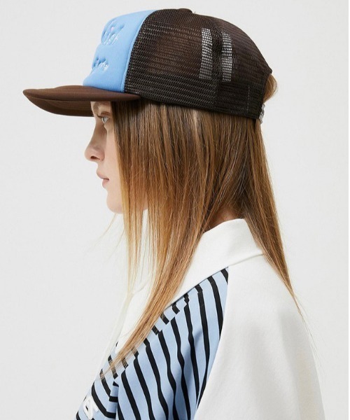 ESC STUDIO(イーエスシースタジオ)の「【ESC STUDIO/イーエスシースタジオ】childish fascination mesh cap/メッシュ キャップ ロゴキャップ 帽子 ストリート(キャップ・メンズ・ブラック/ブラウン・ONE SIZE)」の16枚目の写真