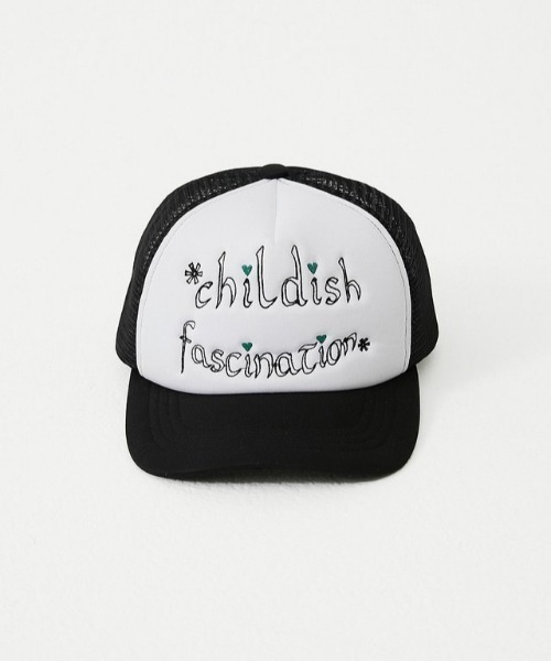 ESC STUDIO(イーエスシースタジオ)の「【ESC STUDIO/イーエスシースタジオ】childish fascination mesh cap/メッシュ キャップ ロゴキャップ 帽子 ストリート(キャップ・メンズ・ブラック/ブラウン・ONE SIZE)」の9枚目の写真