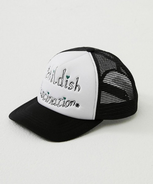 ESC STUDIO(イーエスシースタジオ)の「【ESC STUDIO/イーエスシースタジオ】childish fascination mesh cap/メッシュ キャップ ロゴキャップ 帽子 ストリート(キャップ・メンズ・ブラック/ブラウン・ONE SIZE)」の14枚目の写真