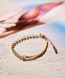 THE SHOP TK （ザ ショップ ティーケー ）の「◆【Nerine】ダブルチェーンブレスレット（ブレスレット）」