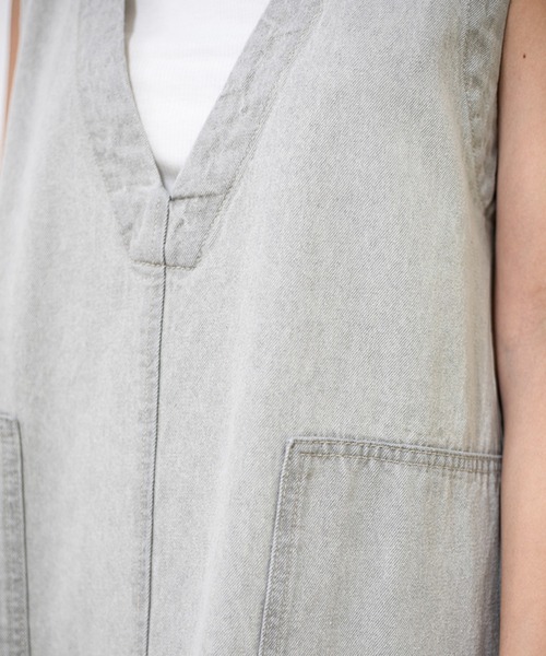 OUVRAGE CLASSE（ウヴラージュクラス）の「【オンライン限定】デニムワンピース（ワンピース・レディース・ブラック/グレー/ブルー・FREE）」の20枚目の写真