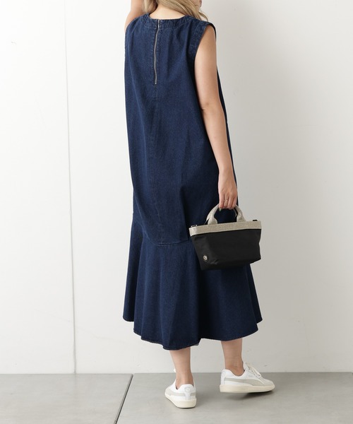 OUVRAGE CLASSE（ウヴラージュクラス）の「【オンライン限定】デニムワンピース（ワンピース・レディース・ブラック/グレー/ブルー・FREE）」の15枚目の写真