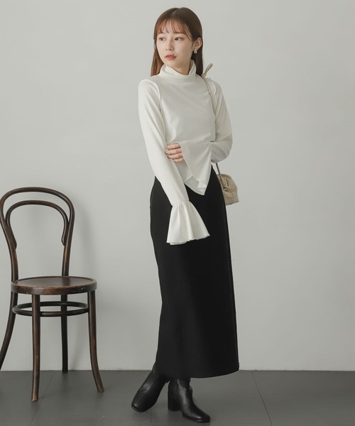 SENSE OF PLACE by URBAN RESEARCH（センスオブプレイスバイアーバンリサーチ）の「フレアスリーブカットソー（Tシャツ/カットソー・レディース・アイボリー/マスタード/ブラック・ONE）」の13枚目の写真