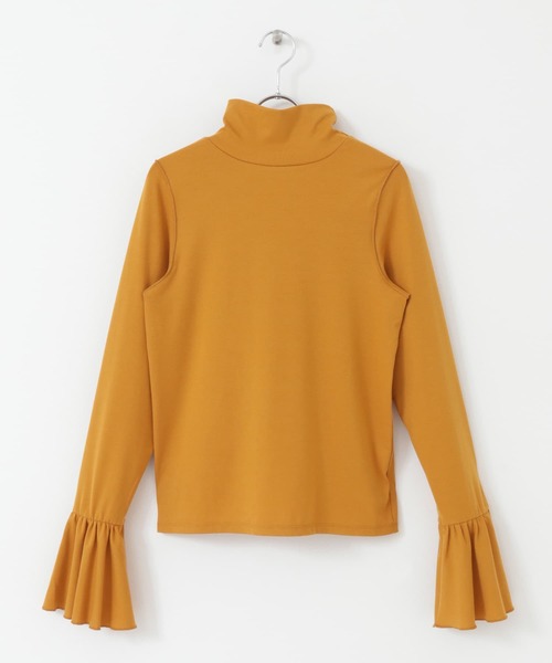 SENSE OF PLACE by URBAN RESEARCH（センスオブプレイスバイアーバンリサーチ）の「フレアスリーブカットソー（Tシャツ/カットソー・レディース・アイボリー/マスタード/ブラック・ONE）」の10枚目の写真