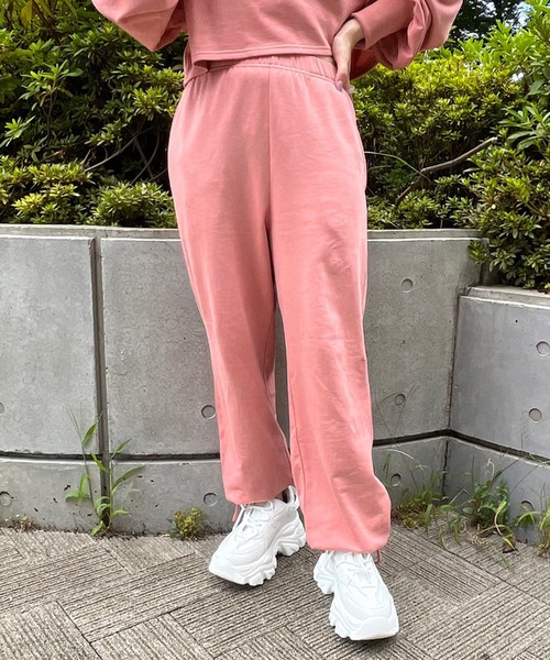 OLIVE des OLIVE（オリーブデオリーブ）の「スウェットパンツ（スウェットパンツ・レディース・ブラック/パープル/ピンク・FREE）」の3枚目の写真