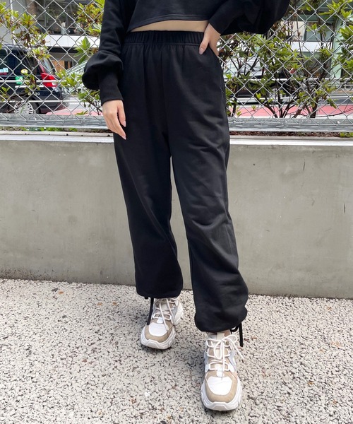 OLIVE des OLIVE（オリーブデオリーブ）の「スウェットパンツ（スウェットパンツ・レディース・ブラック/パープル/ピンク・FREE）」の2枚目の写真