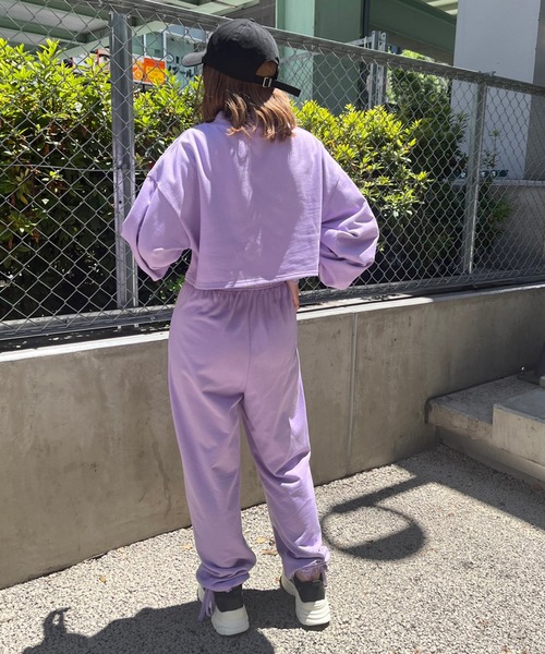 OLIVE des OLIVE（オリーブデオリーブ）の「スウェットパンツ（スウェットパンツ・レディース・ブラック/パープル/ピンク・FREE）」の14枚目の写真